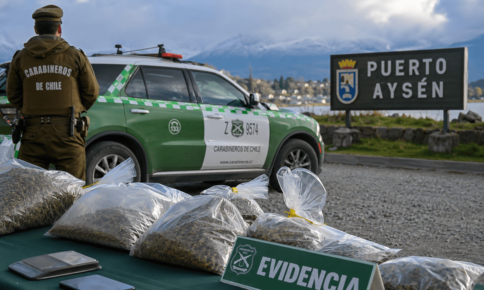 Corte de Coyhaique mantiene condena de siete años por tráfico de drogas y rechaza aplicar atenuante de irreprochable conducta anterior