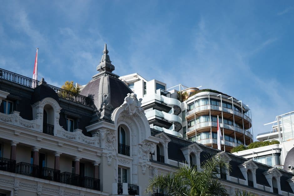 Discover the classic and modern architectural beauty of Monte Carlo, Monaco's skyline.