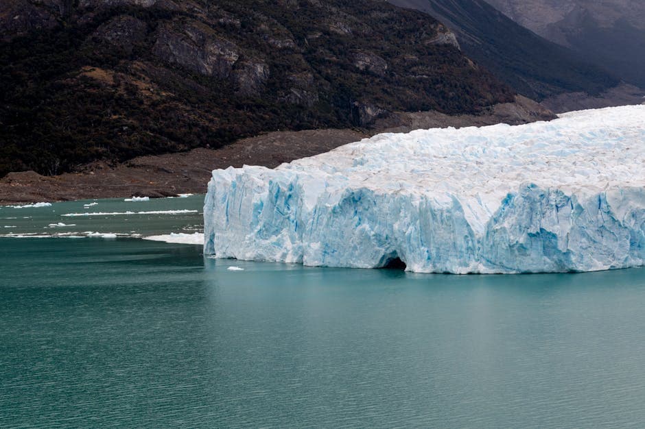 Stunning view of the Perito Moreno Glacier in Santa Cruz, Argentina, showcasing its icy beauty.