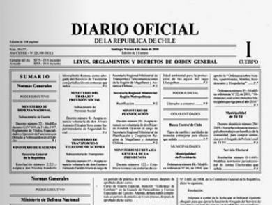 Fue publicada en el Diario Oficial resolución que autoriza cumplir antes de toma de razón de la CGR decretos o resoluciones que tiendan a evitar o reparar daños a la colectividad o al Estado.