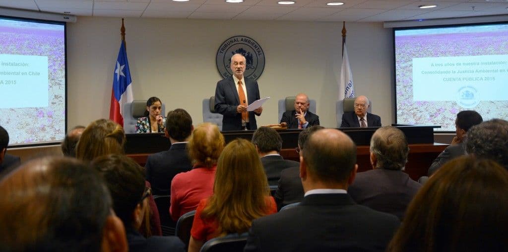 Segundo Tribunal Ambiental entregó Cuenta Pública 2015.