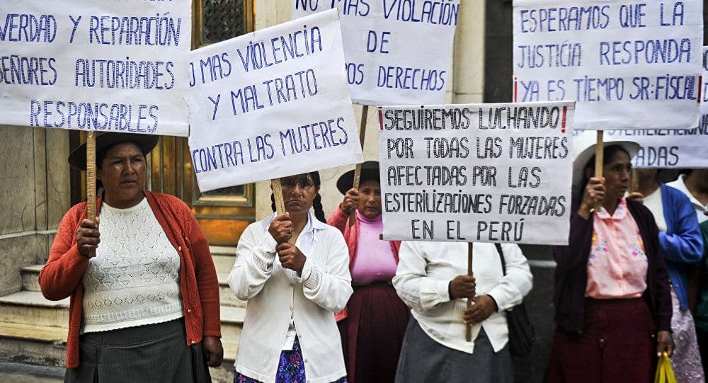 Presentan ante la ONU informe sobre mujeres indígenas de Perú víctimas de esterilizaciones forzadas.