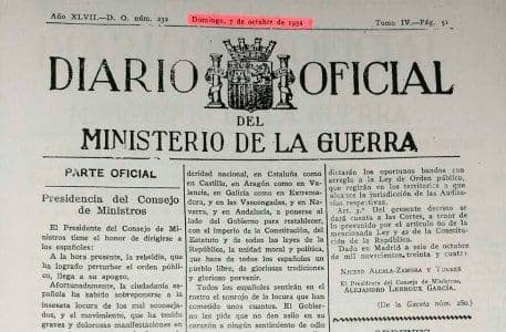 Sobre cómo acabó la República española con la declaración del “Estat cátala” en 1934.