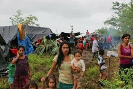 CIDH otorga medida cautelar a los pobladores desalojados y desplazados de la Comunidad Laguna Larga en Guatemala.