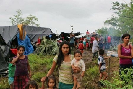CIDH otorga medida cautelar a los pobladores desalojados y desplazados de la Comunidad Laguna Larga en Guatemala.
