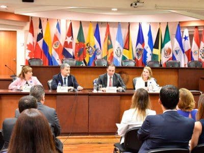 Defensor Nacional visitó a jueces de la Corte Interamericana de Derechos Humanos.
