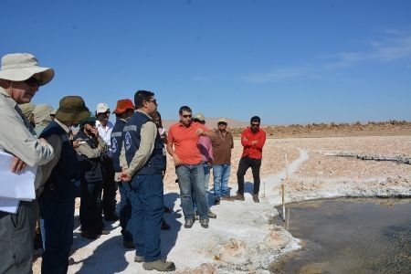 Segundo Tribunal Ambiental inspeccionó puquios del Salar de Llamara en reclamación de SQM contra Superintendencia del Medio Ambiente.