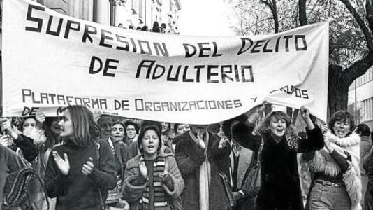 Publican «Hasta mayo de 1978 el adulterio fue delito en España y estaba castigado con hasta 6 años de cárcel».