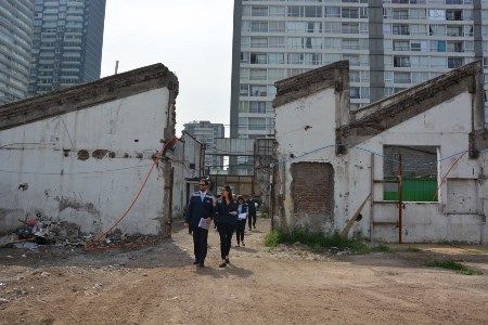 Segundo Tribunal Ambiental realizó inspección en área donde está proyectada construcción de dos torres de 38 pisos en Estación Central.
