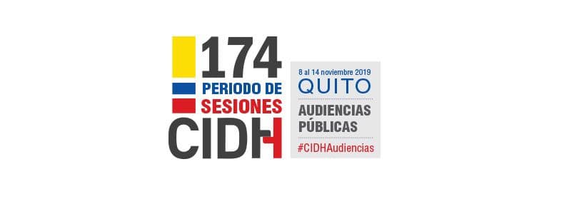 CIDH anuncia calendario de audiencias públicas del 174 Período de Sesiones.