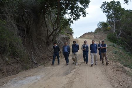 Segundo Tribunal Ambiental realizó inspección personal en Quebrada La Loma de la comuna de Santo Domingo, en demanda contra Inmobiliaria Altos del Yali.