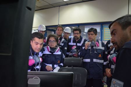 Ministros del Segundo Tribunal Ambiental llevaron a cabo inspección en instalaciones de Codelco Ventanas.