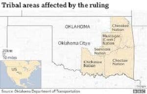 CS de EEUU determina que zona este del Estado de Oklahoma puede considerar territorio nativo americano.