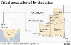 CS de EEUU determina que zona este del Estado de Oklahoma puede considerar territorio nativo americano.