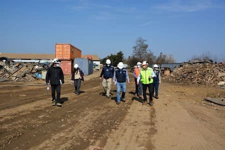 Segundo Tribunal Ambiental realizó inspección en planta de gestión de residuos industriales ubicada en Rengo.