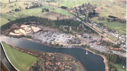 Tercer Tribunal Ambiental declara admisible demanda por daño ambiental contra empresa de extracción de áridos en el Río Rahue.