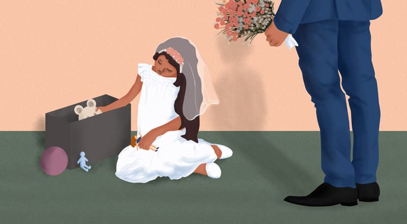 Proyecto de ley busca prohibir el matrimonio entre menores de edad.