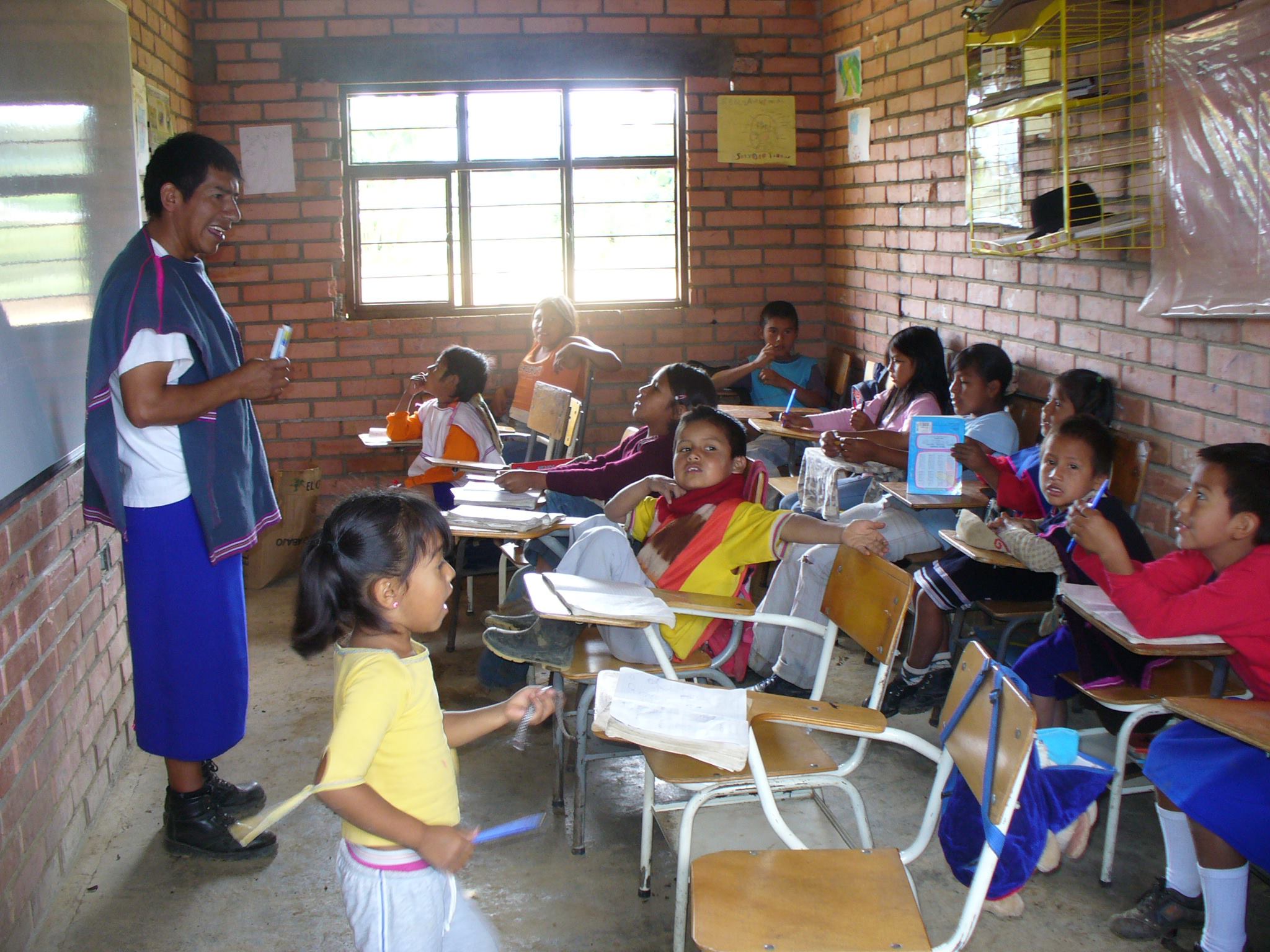 Imagen: Educación étnica en Colombia.