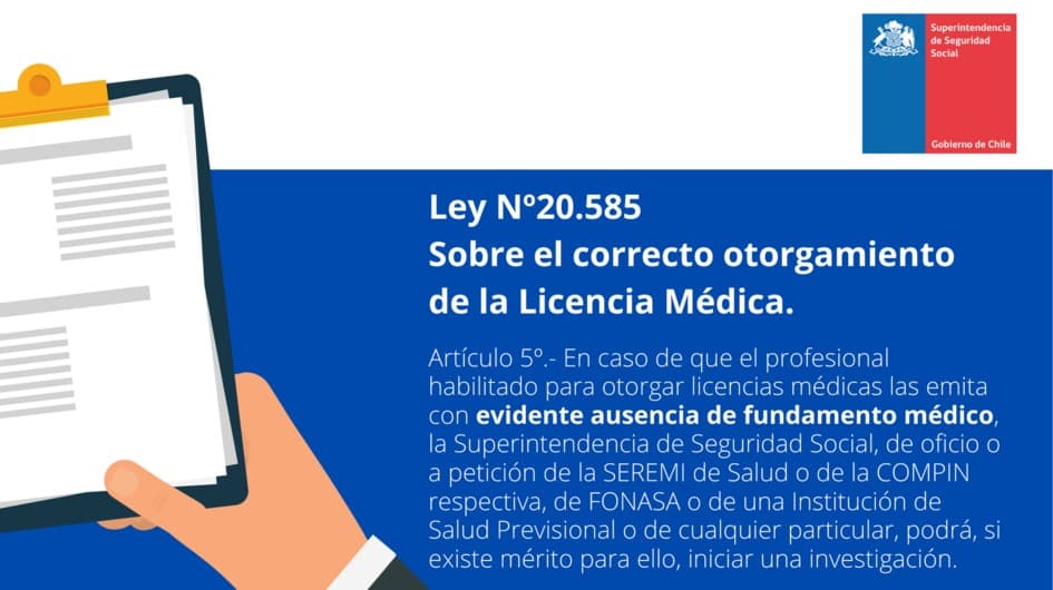 SUSESO se encuentra habilitada en el marco de una investigación por emisión de licencias infundadas a solicitar al médico las fichas clínicas de sus pacientes, dictamina la Contraloría.