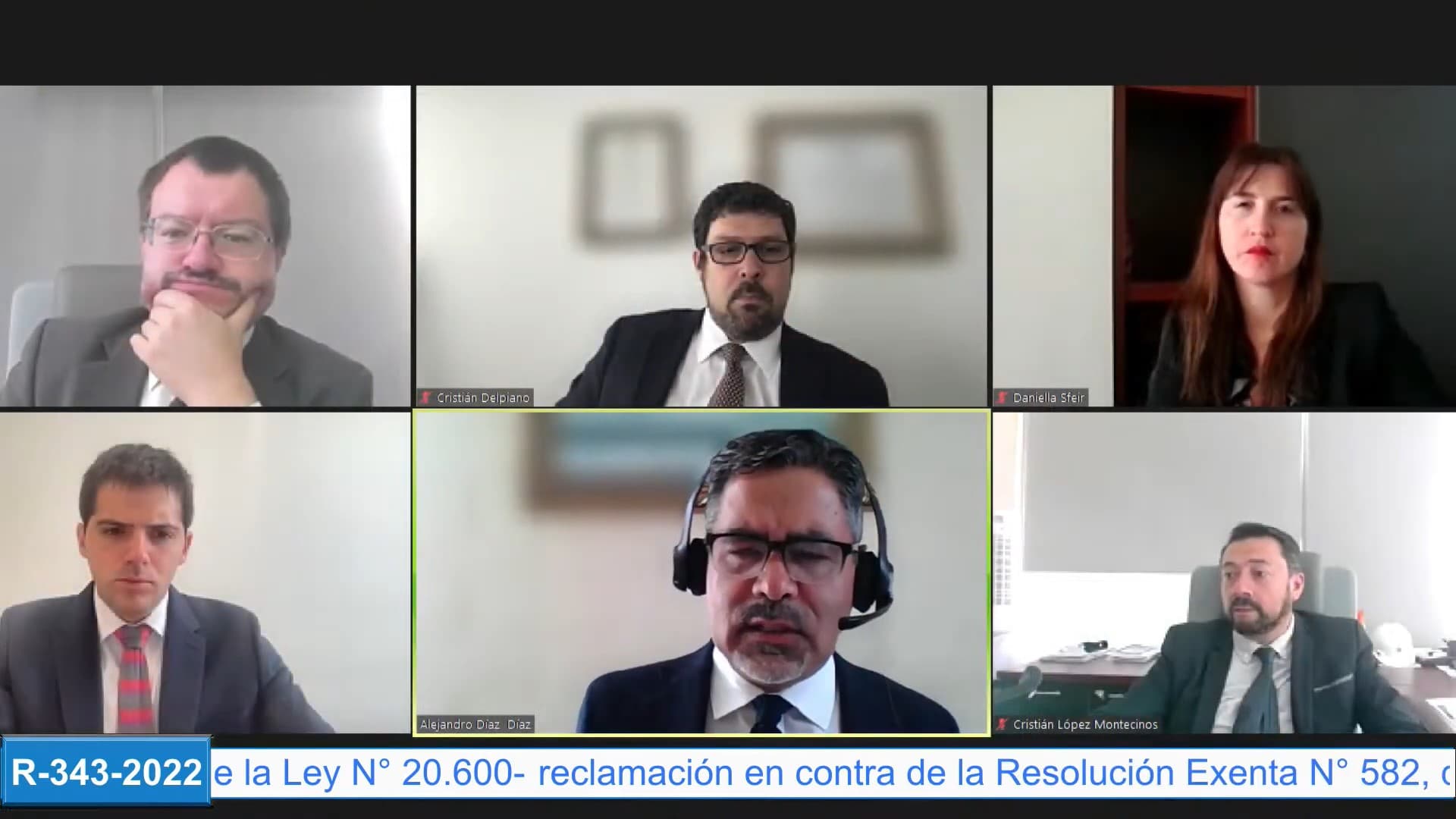 Segundo Tribunal Ambiental realizó audiencia en reclamación de la Municipalidad de Parral que solicita caducidad de RCA de proyecto de generación eléctrica en Maule.