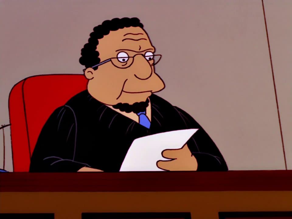 The Simpsons / Fox entertainment / Judge Snyder.