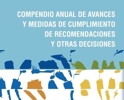 CIDH publica compendio de avances y medidas de cumplimiento de recomendaciones y otras decisiones.