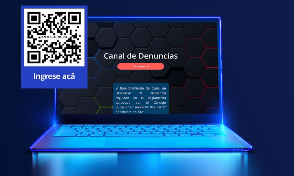 Poder Judicial estrena nuevo canal abierto a la comunidad para recibir denuncias por faltas disciplinarias, administrativas y en contra de la probidad