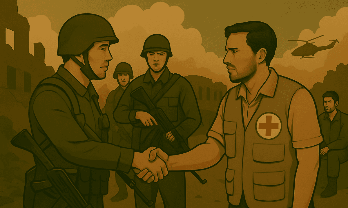 El respeto del derecho internacional humanitario en la práctica.