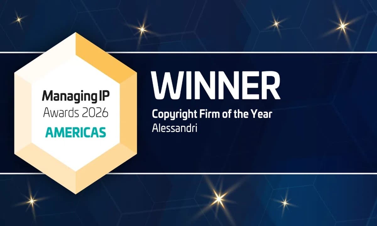 Alessandri es elegida Firma del Año en Copyright por Managing IP