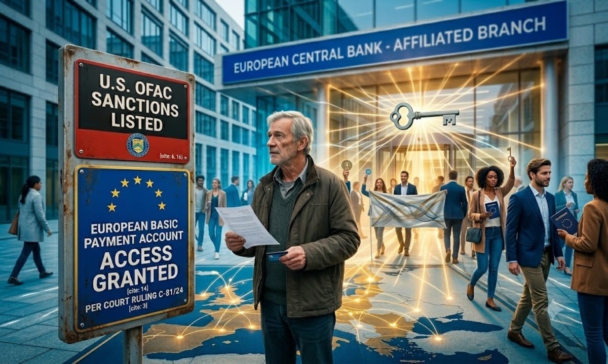 lista de sanciones de EE.UU. abrir cuenta en banco europeo