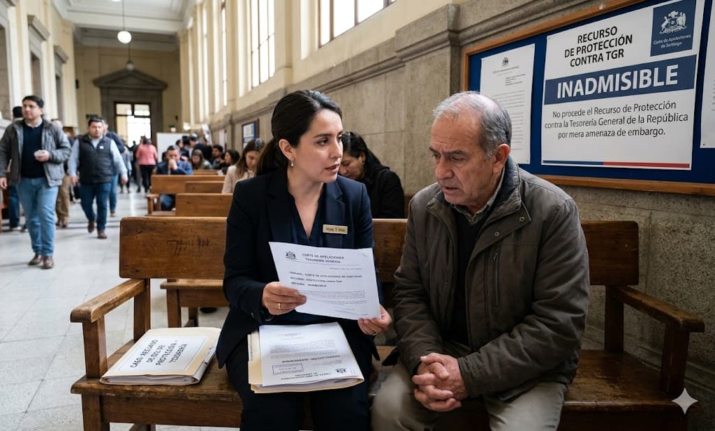 Recurso de protección contra Tesorería por amenaza de embargo es inadmisible