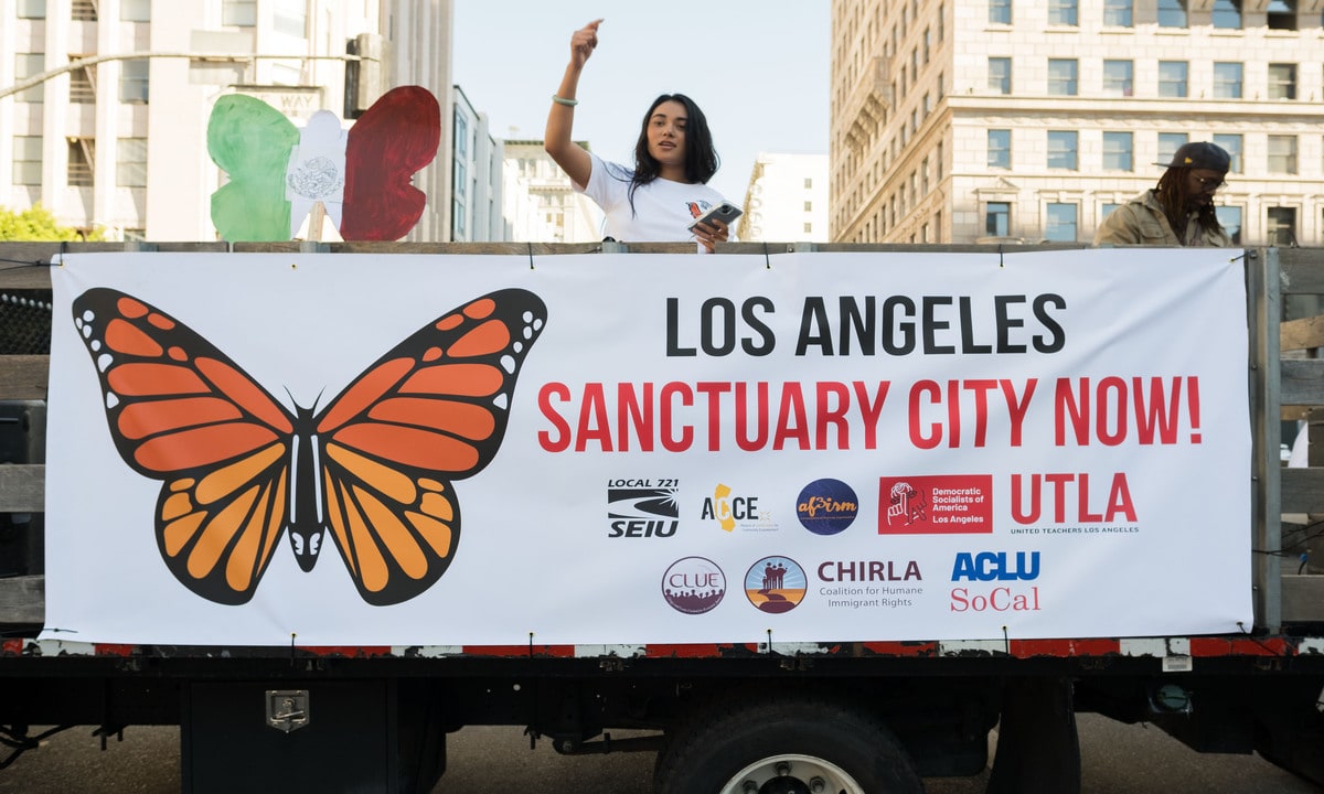 gobierno de Trump ciudad santuario de Los Ángeles