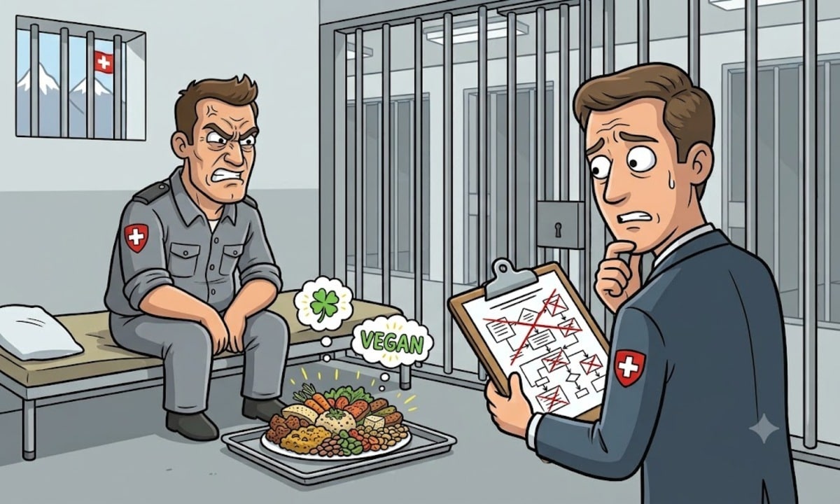 dieta vegana detenidos en suiza