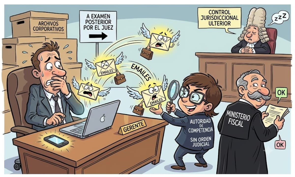 incautación emails empresas unión europea