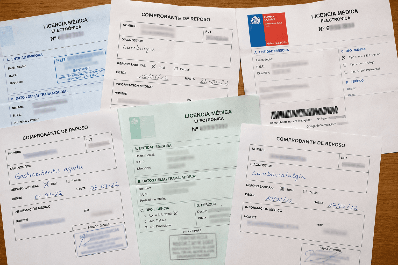 Condenan a 17 personas por integrar organizaciones que vendían licencias médicas falsas para obtener subsidios