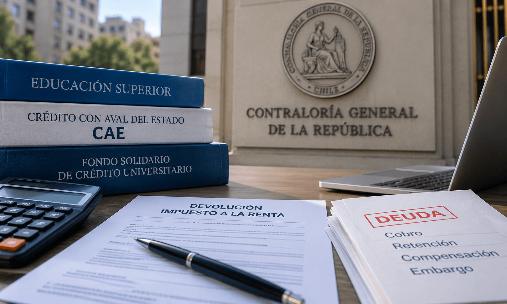 Contraloría se abstiene de pronunciarse sobre retenciones y compensaciones de Tesorería por deudas CAE