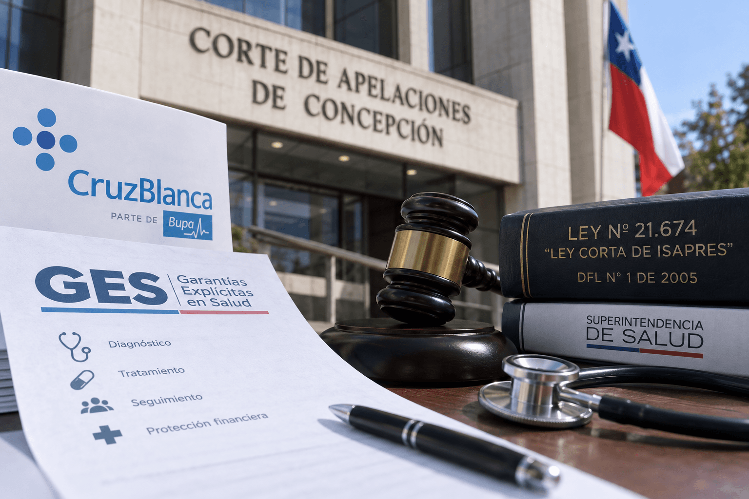 Corte de Concepción valida alza de prima GES aplicada por Isapre CruzBlanca