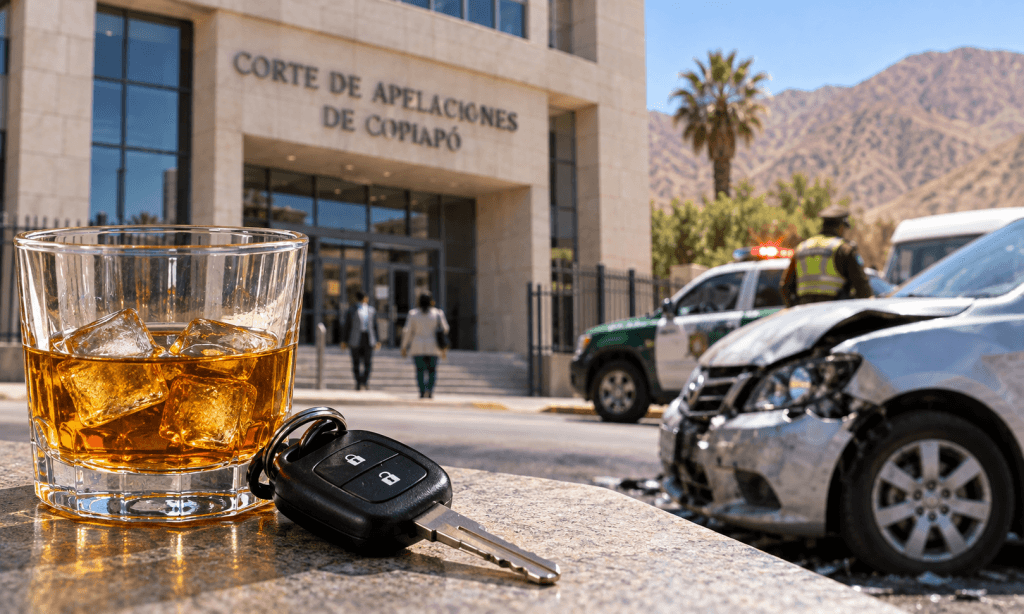 Corte de Copiapó anula sentencia y reduce a dos años suspensión de licencia por conducción en estado de ebriedad