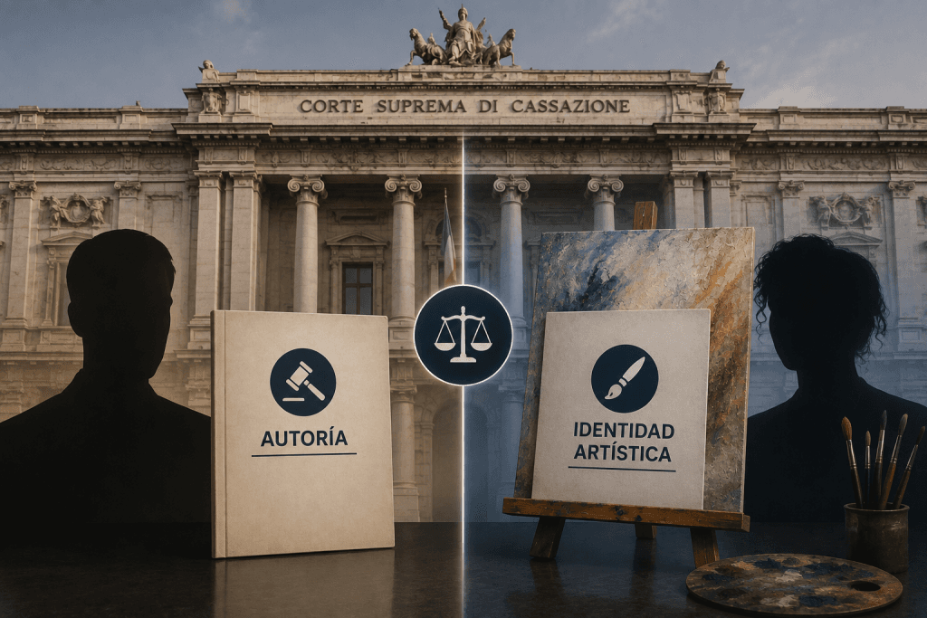 Corte italiana distingue entre autoría e identidad artística