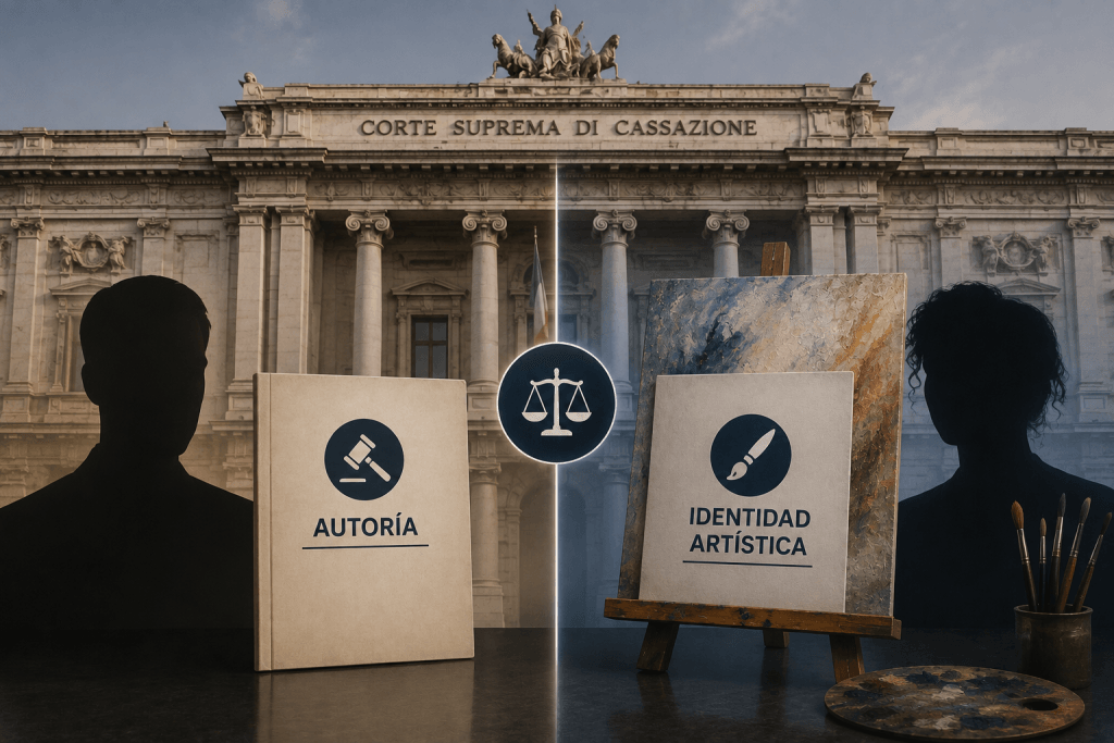 Corte italiana distingue entre autoría e identidad artística