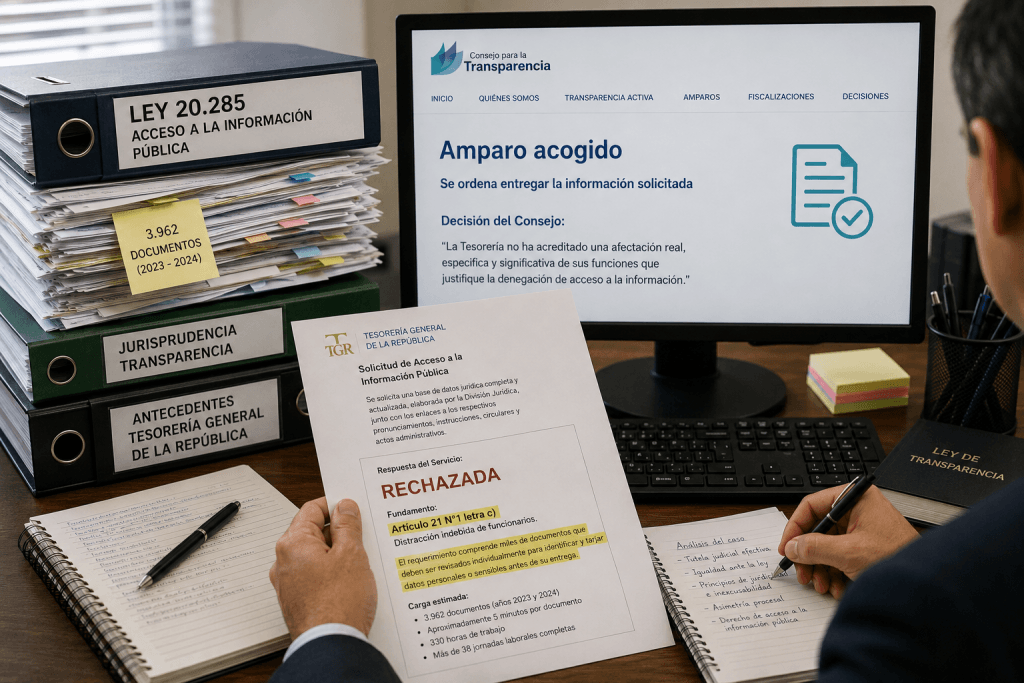 Empate en el TC deja vigente norma que impide a la Administración reclamar contra decisiones del CPLT fundadas en la causal de afectación de sus funciones.