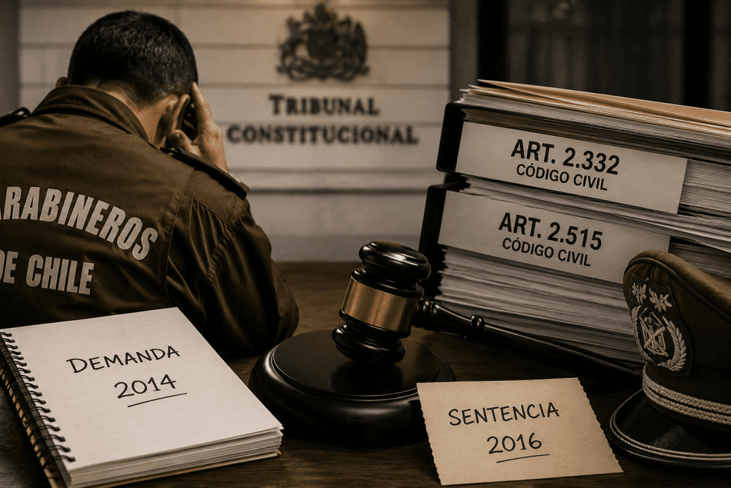 Excarabinero recurre al TC por normas de prescripción