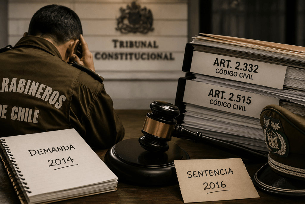 Excarabinero recurre al TC por normas de prescripción