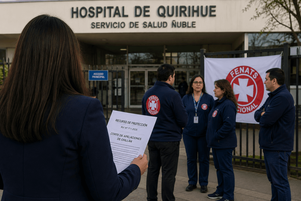 Funcionaria impugna suspensión aplicada por FENATS de Hospital de Quirihue