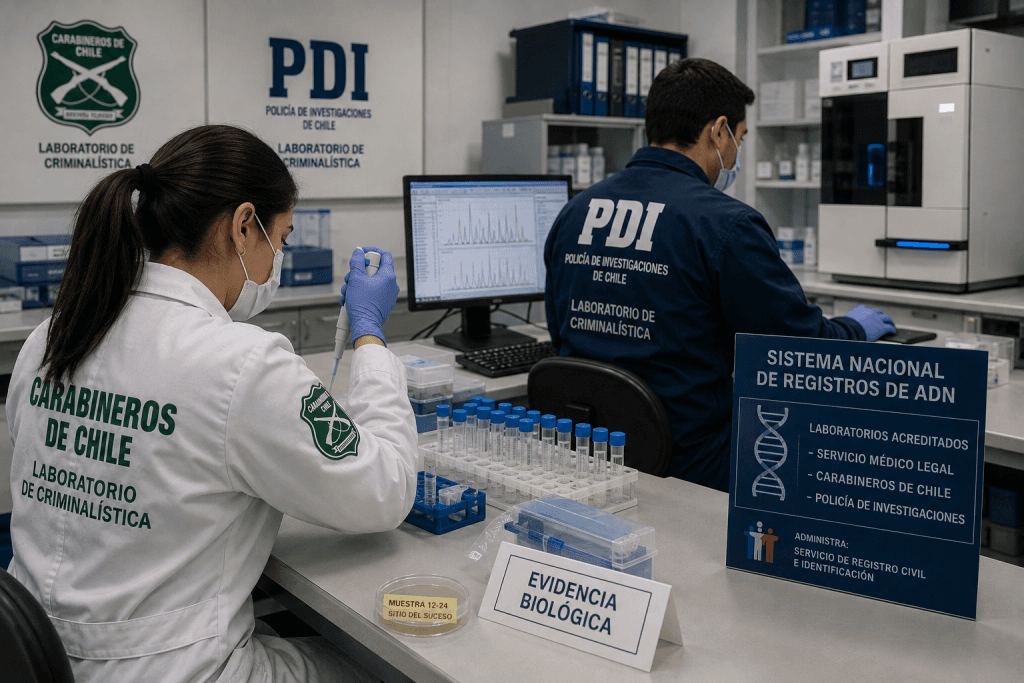 Proyecto busca facultar a Carabineros y la PDI para cotejar directamente huellas genéticas