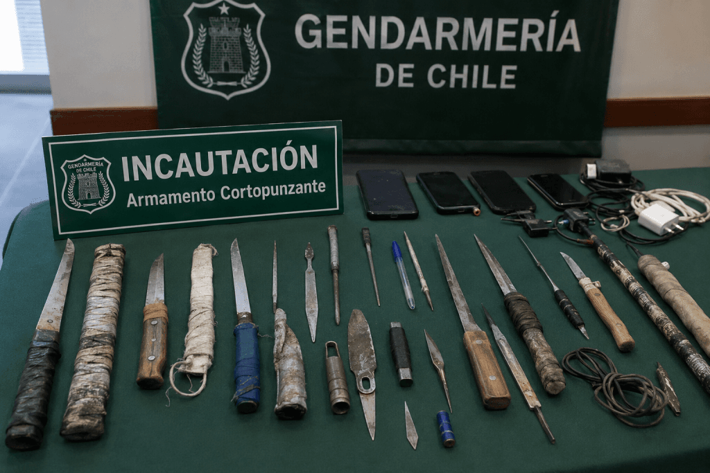 Proyecto de ley busca penalizar armas cortopunzantes en cárceles