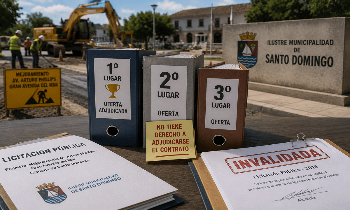 Segundo lugar en licitación no da derecho a adjudicarse el contrato, resuelve Corte Suprema
