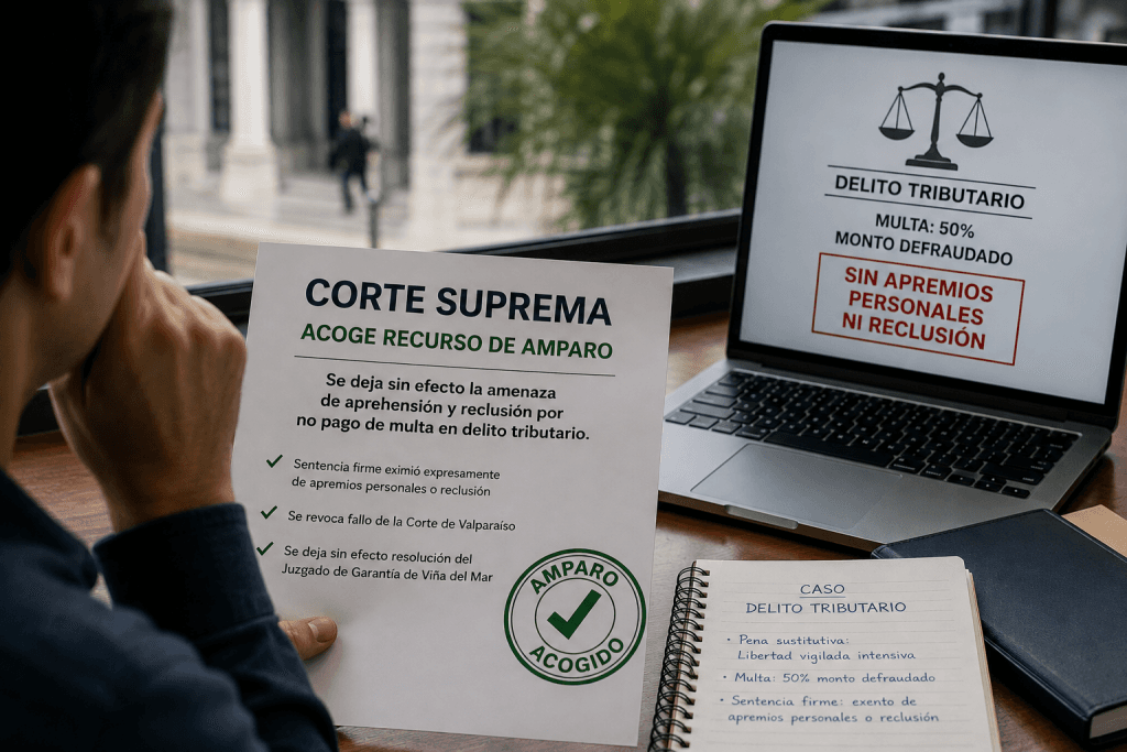 Suprema anula amenaza de reclusión por no pago de multa