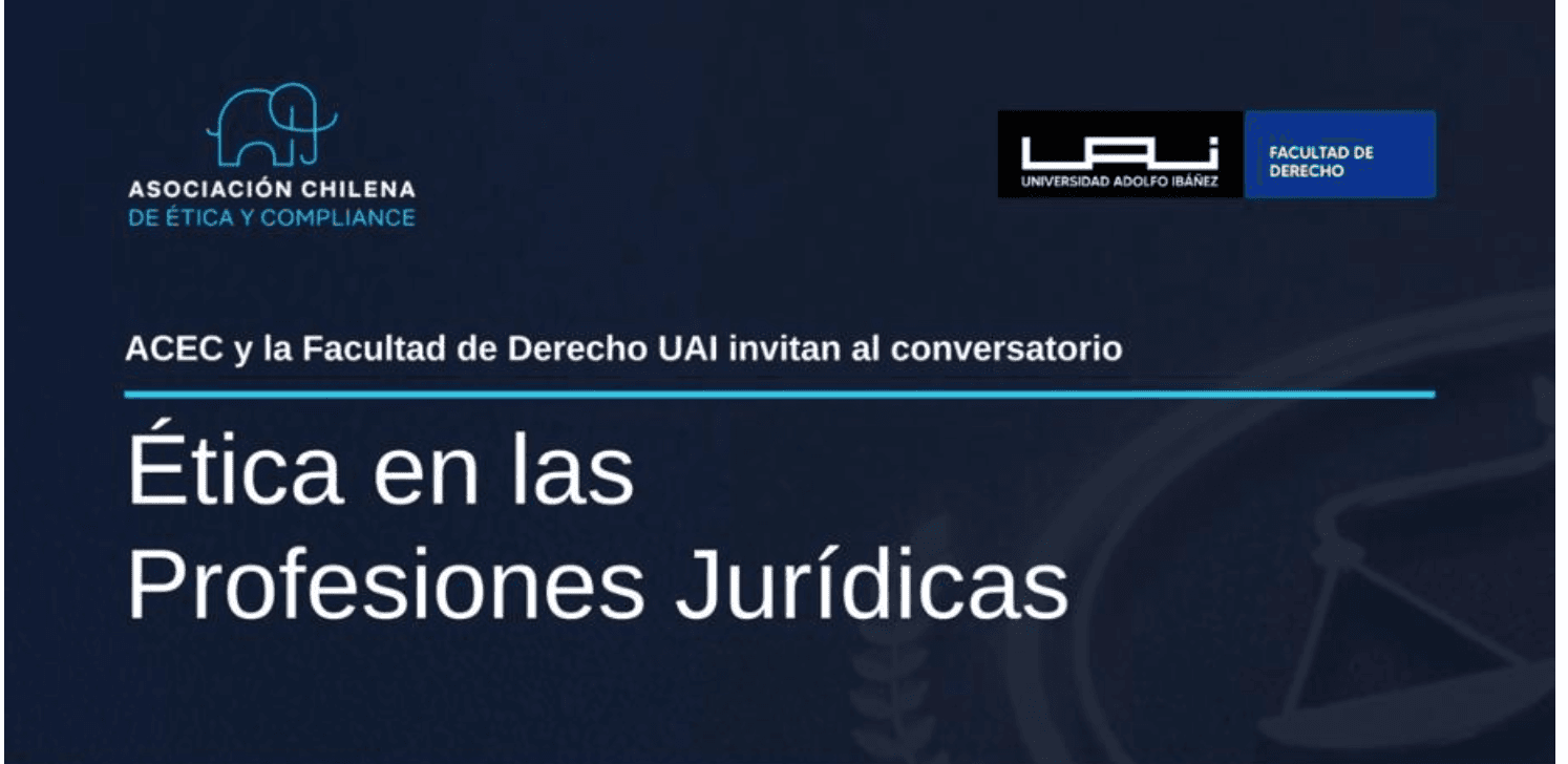 Universidad Adolfo Ibáñez y ACEC realizarán conversatorio sobre ética en las profesiones jurídicas